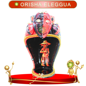 CASA ORISHA ELEGGUA CON CARA GRANDE EN ZENSARA
