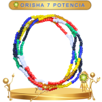COLLAR ORISHA 7 POTENCIAS DE CHAQUIEÓN EN ZENSARA