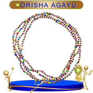 COLLAR ORISHA AGAYU DE CHAQUIRA EN ZENSARA