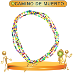 COLLAR ORISHA CAMINO DE MUERTO DE CHAQUIRA EN ZENSARA