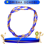 COLLAR ORISHA OCHOSI DE CHAQUIRA EN ZENSARA