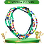 COLLAR ORISHA OGGUN CON CAMINO DE MUERTO EN ZENSARA