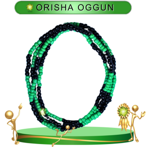 COLLAR ORISHA OGGUN DE CHAQUIRÓN EN ZENSARA