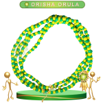 COLLAR ORISHA ORULA DE CHAQUIRÓN EN ZENSARA