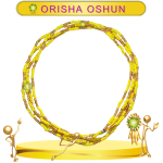 COLLAR ORISHA OSHUN DE CHAQUIRA EN ZENSARA
