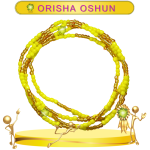 COLLAR ORISHA OSHUN DE CHAQUIRÓN EN ZENSARA