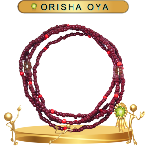 COLLAR ORISHA OYA DE CHAQUIRA EN ZENSARA