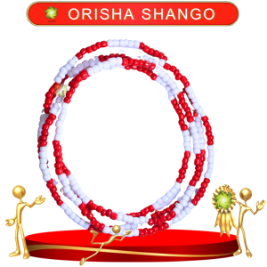 COLLAR ORISHA SHANGO DE CHAQUIRÓN EN ZENSARA