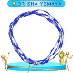 COLLAR ORISHA YEMAYA CHAQUIRA EN ZENSARA