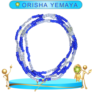 COLLAR ORISHA YEMAYA DE CHAQUIRÓN EN ZENSARA