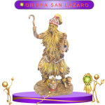 FIGURA ORISHA BABALU AYE DE BRONCE EN ZENSARA
