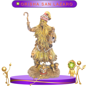 FIGURA ORISHA BABALU AYE DE BRONCE EN ZENSARA