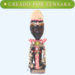FUGURA ESHU DE MADERA DISEÑADA EN ZENSARA