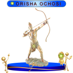 FIGURA ORISHA OCHOSI BRONCE EN ZENSARA