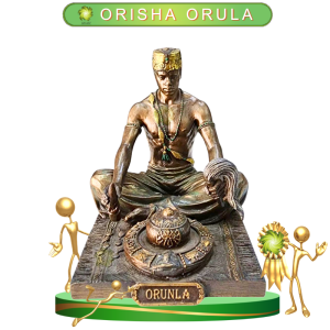 FIGURA ORISHA ORULA DE BRONCE EN ZENSARA