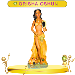 FIGURA ORISHA OSHUN IMPORTADA DE 42 CM EN ZENSARA