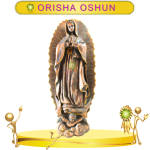 FIGURA VIRGEN DE GUADALUPE DE BRONCE IMPORTADA DE 50 CM EN ZENSARA