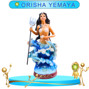 FIGURA ORISHA YEMAYA 35 CM DE COLOR EN ZENSARA