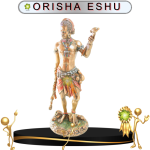 FIGURA ORISHA ESHU AFRICANA DE BRONCE EN ZENSARA