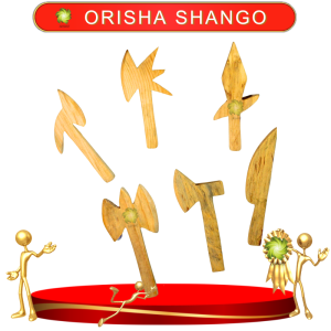 HERRAMIENTAS ORISHA SHANGO DE PINO EN ZENSARA