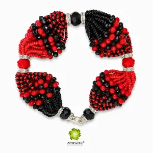 PULSERA ORISHA ELEGGUA DE 18 HILOS EN ZENSARA