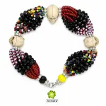 PULSERA ORISHA SAN LÁZARO DE 18 HILOS CON CAMINO DE MUERTO EN ZENSARA