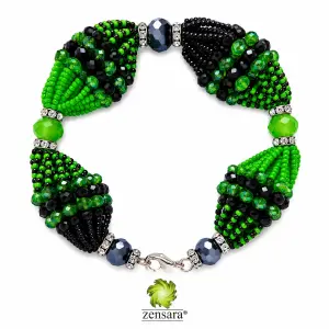 PULSERA ORISHA OGGUNDE 18 HILOS EN ZENSARA