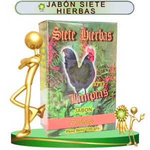 JABÓN ESOTERICO SIETE HIERBAS PARA LIMPIAS EN ZENSARA