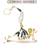 LLAVERO ORISHA OBATALA CON CAMINO DE MUERTO EN ZENSARA