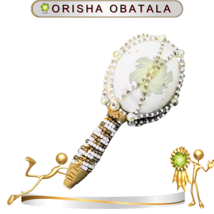 MARACA ORISHA OBATALA DE GALA EN ZENSARA