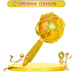 MARACA ORISHA OSHUN DE RED EN ZENSARA