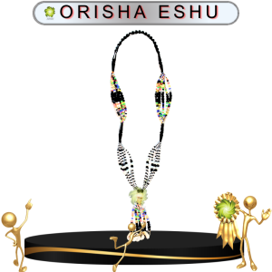 MAZO PARA COCHE ORISHA ESHU CON CAMINO DE MUERTO EN ZENSARA