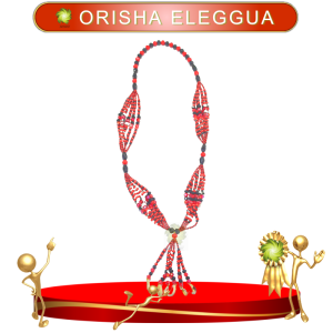 MAZO PARA COCHE ORISHA ELEGGUA EN ZENSARA