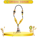 MAZO PARA COCHE ORISHA OSHUN CON CAMINO DE MUERTO EN ZENSARA