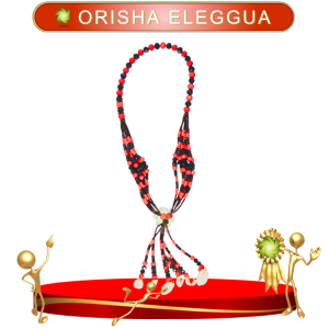 MAZO PARA MOTO ORISHA ELEGGUA EN ZENSARA