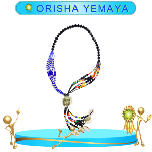 MAZO PARA MOTOR ORISHA YEMAYA CON CAMINO DE MUERTO EN ZENSARA