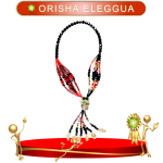 MAZO PARA MOTO ORISHA ELEGGUA CON CAMINO DE MUERTO EN ZENSARA