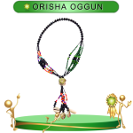 MAZO PARA MOTO ORISHA OGGUN CON CAMINO DE MUERTO EN ZENSARA