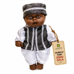 Muñeco Toby Eshú de Gala Blanco y Negro en Metepec