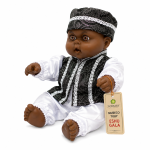Muñeco Toby Eshú de Gala Blanco y Negro en Metepec