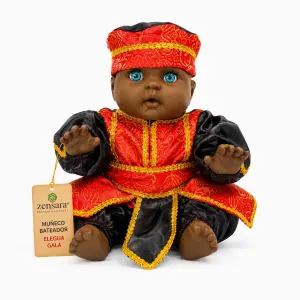 Muñeco Orisha Eleguá Gateador de Gala Artesanal | Zensara Metepec