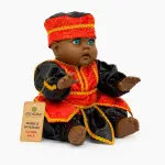Muñeco Orisha Eleguá Gateador de Gala Artesanal | Zensara Metepec