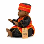 Muñeco Orisha Eleguá Gateador de Gala Artesanal | Zensara Metepec