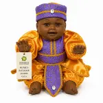 Muñeco Orisha Ochosi Gateador de Gala Artesanal | Zensara Metepec