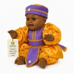 Muñeco Orisha Ochosi Gateador de Gala Artesanal | Zensara Metepec