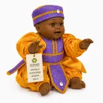 Muñeco Orisha Ochosi Gateador de Gala Artesanal | Zensara Metepec