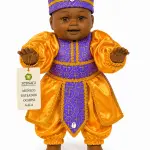 Muñeco Orisha Ochosi Gateador de Gala Artesanal | Zensara Metepec