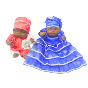 MUÑECO MINI ORISHA IBEYIS  EN ZENSARA