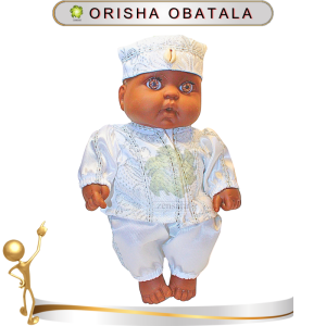 MUÑECO TOBY ORISHA OBATALA DE GALA EN ZENSARA