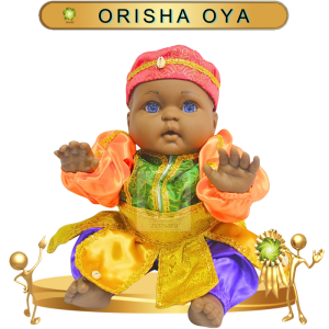 MUÑECO GATEADOR ORISHA OYA DE GALA EN ZENSARA